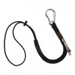 Ergodyne Squids 3157 2 lb. Black Coiled Hard Hat Lanyard with Buckle 19156 Ergodyne Squids 3157 2 lb. Black Coiled Hard Hat Lanyard with Buckle 19156