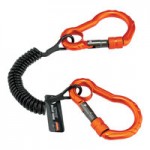 Ergodyne Squids 3157 2 lb. Black Coiled Hard Hat Lanyard with Buckle 19156 Ergodyne Squids 3157 2 lb. Black Coiled Hard Hat Lanyard with Buckle 19156