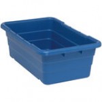 Quantum 9.75 Gallon Red Cross Stack Tub with Built-In Handle Grips and Bottom Grooves TUB2516-8RD Quantum 9.75 Gallon Red Cross Stack Tub with Built-In Handle Grips and Bottom Grooves TUB2516-8RD