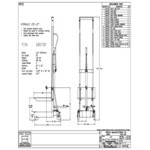 Wesco Industrial Products Lite-Lift 500 lb. 4-Wheel Hydraulic Pedalift with 20