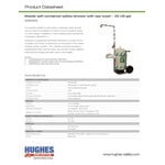 Hughes 30 Gallon Mobile Unheated Self-Contained Pressurized Safety Shower with Eye Wash 40K45G