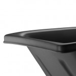 Lavex 1 Cubic Yard Black Tilt Truck / Trash Cart (600 lb. Capacity)