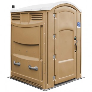 Satellite Liberty 2133A Sand Wheelchair Accessible Portable Restroom - Assembled Satellite Liberty 2133A Sand Wheelchair Accessible Portable Restroom - Assembled