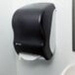 San Jamar T1300TBK Tear-N-Dry Classic Hands Free Roll Towel Dispenser - Black Pearl San Jamar T1300TBK Tear-N-Dry Classic Hands Free Roll Towel Dispenser - Black Pearl