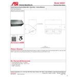 American Specialties, Inc. 10-0267 Vandal-Resistant Toilet Paper Hood for 10-0264-1 Series