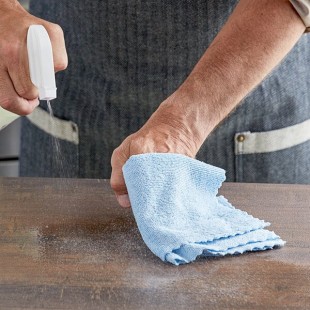 Unger MicroWipe Pro Blue Microfiber Cloth MP30B - 50/Case