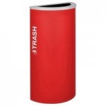 Ex-Cell Kaiser Kaleidoscope Collection RC-KD36-R TR-RYX 36 Gallon Royal Blue Texture Square Indoor Recycling Bin