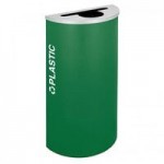 Ex-Cell Kaiser Kaleidoscope Collection RC-KD36-R TR-RYX 36 Gallon Royal Blue Texture Square Indoor Recycling Bin