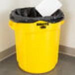 Rubbermaid® FG262000YEL BRUTE 20 Gallon Yellow Round Trash Can Rubbermaid® FG262000YEL BRUTE 20 Gallon Yellow Round Trash Can