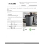 Advantage Supplies 32 Gallon Gray Round Commercial Trash Can