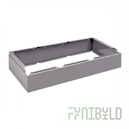 Tennsco CLB3618MG Triple Stack Gray Steel Locker Base - 36