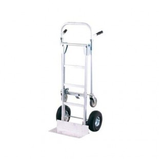 Harper 850 lb. Dual Pin Handle Mega Truck Junior Aluminum Hand Truck / Platform Truck with 10 Harper 850 lb. Dual Pin Handle Mega Truck Junior Aluminum Hand Truck / Platform Truck with 10