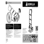 Gorilla 800 lb. Steel Hand Truck with (2) 10 Gorilla 800 lb. Steel Hand Truck with (2) 10