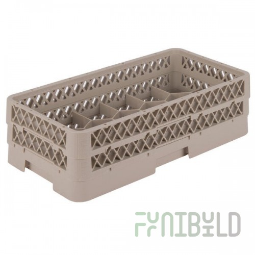 Vollrath HR1FA Traex® Half-Size Beige 17 Compartment 5 1/2