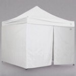 Caravan Canopy 21003502051 Alumashade Bigfoot 10' x 10' Black Light-Duty Commercial Grade Instant Canopy Blackout Kit with Side Walls