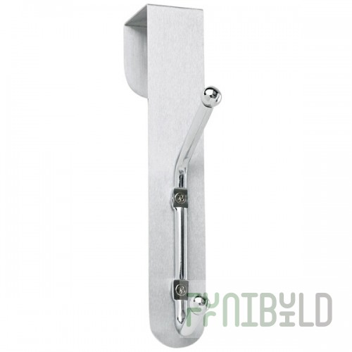 Safco 4166 Chrome Plated Steel Double Over Door Coat Hook