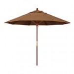 California Umbrella MARE 908 SUNBRELLA 1A Grove 9' Round Push Lift Umbrella with 1 1/2