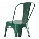 Lancaster Table & Seating Alloy Emerald Green Outdoor Cafe Chair