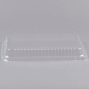 Durable Packaging Low Dome Lid for 1/4 Sheet Cake Pan - 25/Pack Durable Packaging Low Dome Lid for 1/4 Sheet Cake Pan - 25/Pack