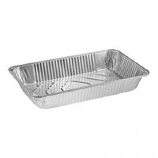 Western Plastics Full Size Heavy-Duty Foil Steam Table Pan 3 3/8