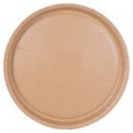 Solut Kraft Natural Round Coated Heavy Weight Catering / Deli Tray 12