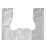 Choice Customizable 1/6 Standard Size 2.25 Mil Gray Unprinted Reusable Extra Heavy-Duty Plastic T-Shirt Bag - 250/Case