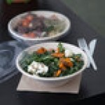 Eco-Products Vanguard 32 oz. Compostable Sugarcane Round Noodle Bowl - 400/Case