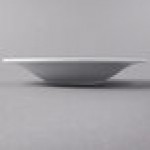 Libbey Slenda 20 oz. Royal Rideau White Round Coupe Porcelain Bowl - Sample