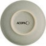Acopa Pangea 10 oz. Ash Gray Matte Porcelain Nappie Bowl - Sample
