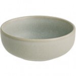 Acopa Pangea 10 oz. Ash Gray Matte Porcelain Nappie Bowl - Sample