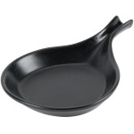 Hall China from Steelite International HL16770AFCA Foundry 18 oz. Black China Fry Pan Server - 12/Case Hall China from Steelite International HL16770AFCA Foundry 18 oz. Black China Fry Pan Server - 12/Case