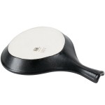 Hall China from Steelite International HL16770AFCA Foundry 18 oz. Black China Fry Pan Server - 12/Case Hall China from Steelite International HL16770AFCA Foundry 18 oz. Black China Fry Pan Server - 12/Case