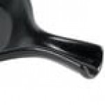 Hall China from Steelite International HL16770AFCA Foundry 18 oz. Black China Fry Pan Server - 12/Case Hall China from Steelite International HL16770AFCA Foundry 18 oz. Black China Fry Pan Server - 12/Case