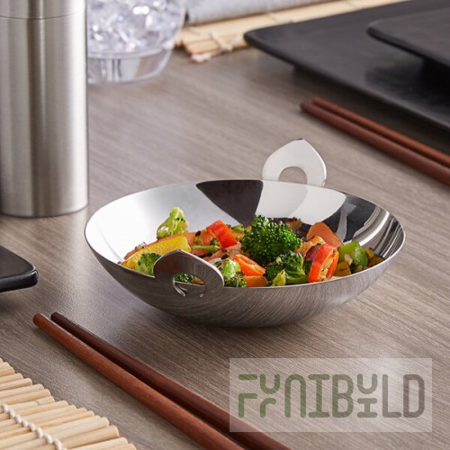 Vollrath 59793 6 oz. Mini Stainless Steel Wok