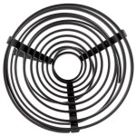 American Metalcraft FCD1 Flat Coil Wrought Iron Cone Basket - 5