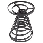 American Metalcraft FCD1 Flat Coil Wrought Iron Cone Basket - 5