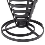 American Metalcraft FCD1 Flat Coil Wrought Iron Cone Basket - 5