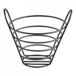 American Metalcraft WBC705 Round Chrome Wire Basket with Handles - 7