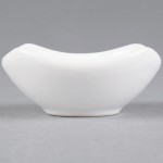 American Metalcraft SQSC15 Squound 1.5 oz. White Ceramic Sauce Cup - 12/Case