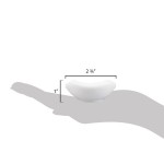 American Metalcraft SQSC15 Squound 1.5 oz. White Ceramic Sauce Cup - 12/Case