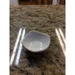 American Metalcraft SQSC15 Squound 1.5 oz. White Ceramic Sauce Cup - 12/Case