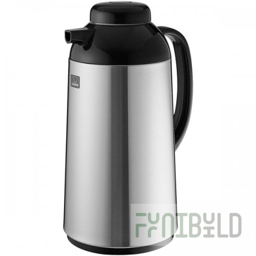 Zojirushi AGYE-10S 34 oz. Glass-Lined Stainless Steel Gourmet Handy Pot with Push Button Stopper
