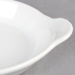 Hall China from Steelite International HL4340ABWA 12 oz. Round Bright White China Au Gratin / Shirred Egg Dish - 24/Case Hall China from Steelite International HL4340ABWA 12 oz. Round Bright White China Au Gratin / Shirred Egg Dish - 24/Case
