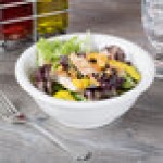 Tuxton BWB-3205 32 oz. White China Footed Salad Bowl - 12/Case Tuxton BWB-3205 32 oz. White China Footed Salad Bowl - 12/Case
