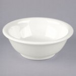 Tuxton BWB-3205 32 oz. White China Footed Salad Bowl - 12/Case Tuxton BWB-3205 32 oz. White China Footed Salad Bowl - 12/Case