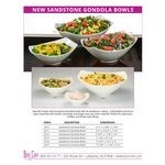 Bon Chef 2513BLK Gondola 64 oz. Black Sandstone Cast Aluminum Bowl