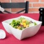 American Metalcraft Prestige SQVY8 2.34 Qt. Wave Porcelain Bowl American Metalcraft Prestige SQVY8 2.34 Qt. Wave Porcelain Bowl