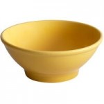 Tuxton BSB-3503 1.01 Qt. Saffron China Menudo / Pasta / Salad Bowl - 12/Case Tuxton BSB-3503 1.01 Qt. Saffron China Menudo / Pasta / Salad Bowl - 12/Case