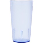 Cambro 1200P401 Colorware 12.6 oz. Customizable Slate Blue Customizable SAN Plastic Tumbler - 6/Pack