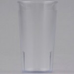 Cambro 1200P401 Colorware 12.6 oz. Customizable Slate Blue Customizable SAN Plastic Tumbler - 6/Pack